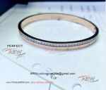 Perfect Replica Cartier Bangle - Rose Gold with Diamonds